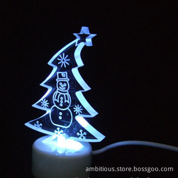 USB Crystal LED Xmas Tree, Perfect Gift for Holidays